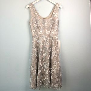 Anthropologie Korovilas floral embroidery dress